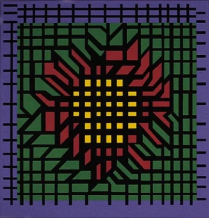 Литография Vasarely - Kat-Zag