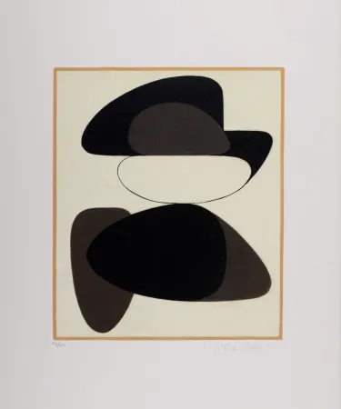 Литография Vasarely - Kerisle, 1972 - Hand-signed