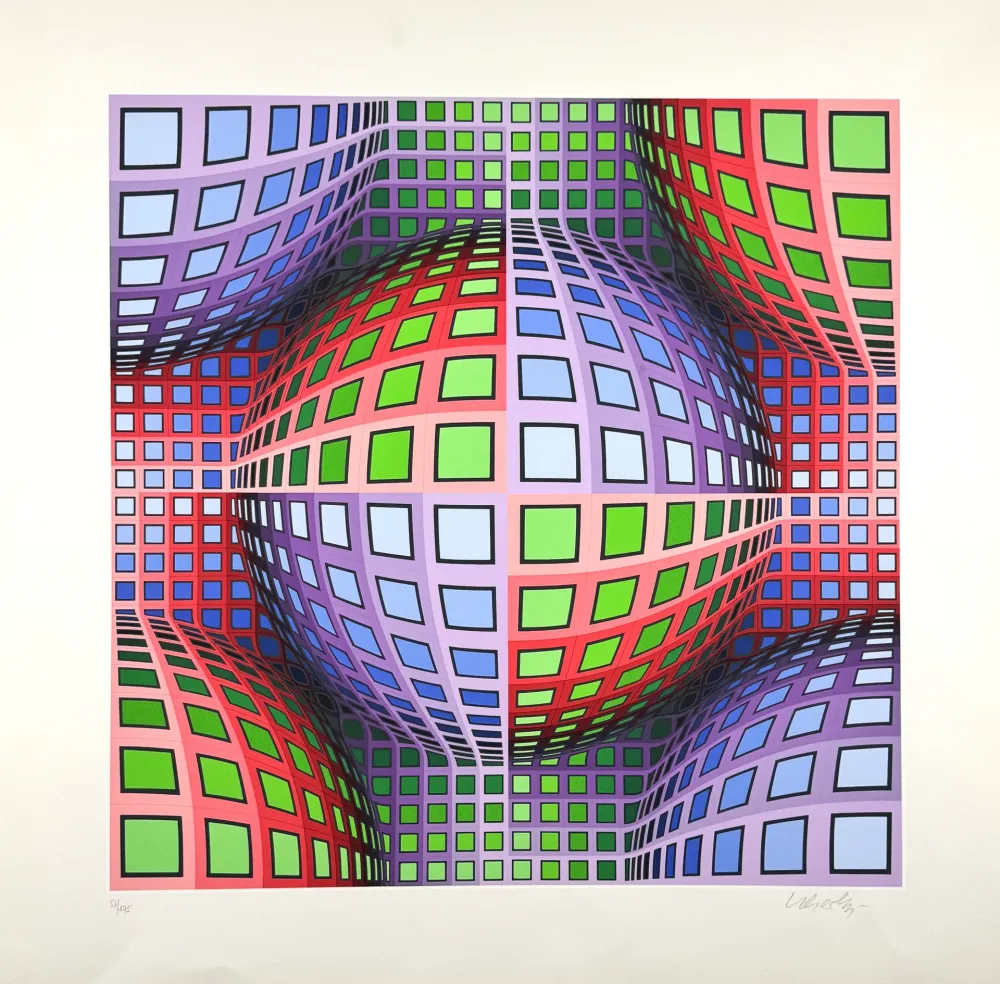 Сериграфия Vasarely - Lava 