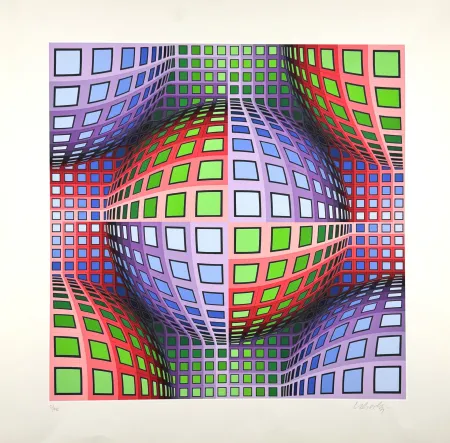 Сериграфия Vasarely - Lava 