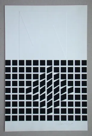 Сериграфия Vasarely - Likka-2 ( relief )