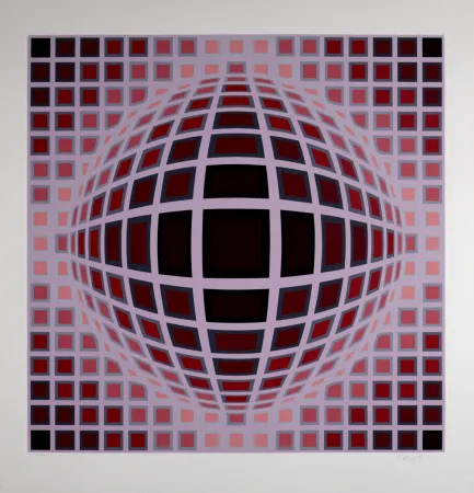 Сериграфия Vasarely - Louisiana 1, c. 1983 - Hand-signed