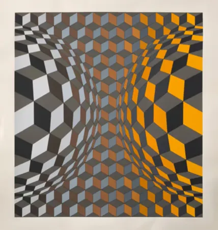 Многоэкземплярное Произведение Vasarely - Louisiana IV