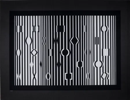 Сериграфия Vasarely - Markab du portfolio Cinétique III, 1959