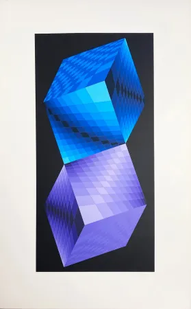 Сериграфия Vasarely - Meta