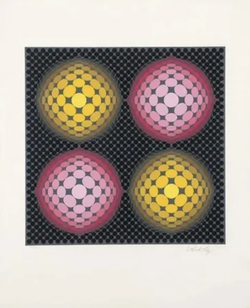 Многоэкземплярное Произведение Vasarely - Metagalaxie