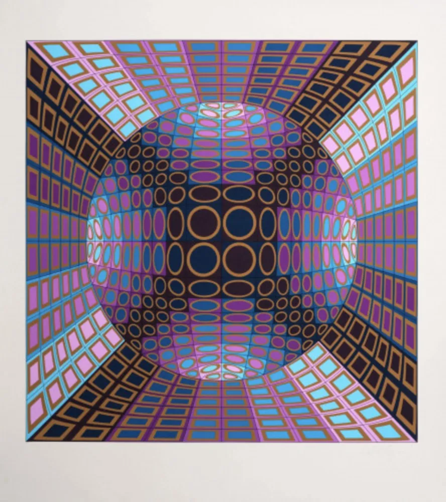Многоэкземплярное Произведение Vasarely - Niels Bohr