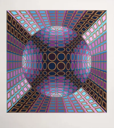 Многоэкземплярное Произведение Vasarely - Niels Bohr