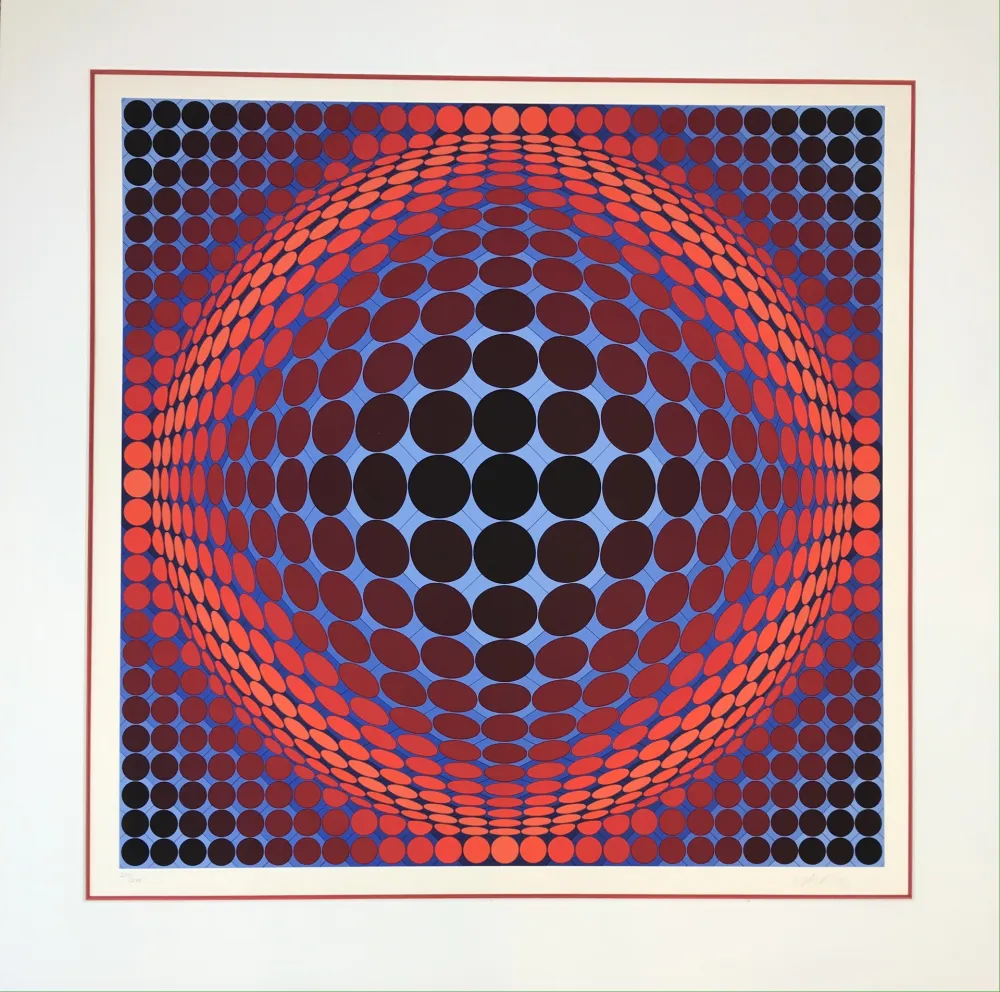 Литография Vasarely - Nobel 7