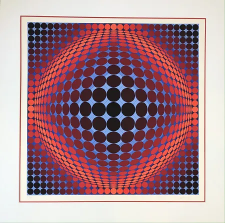 Литография Vasarely - Nobel 7