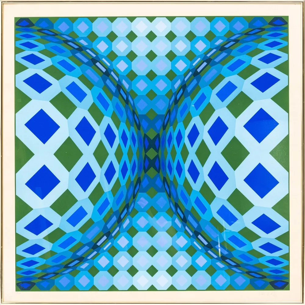 Литография Vasarely - OKTA - CHEYT