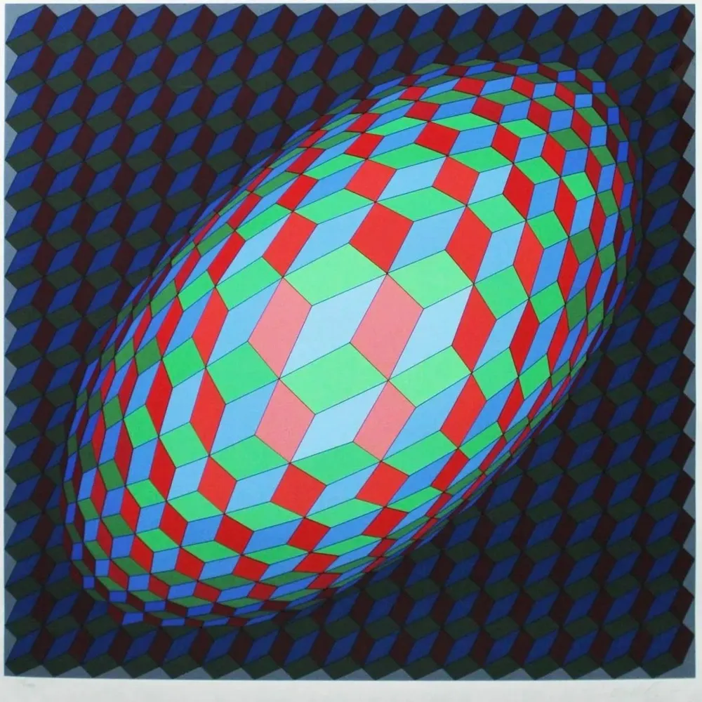 Многоэкземплярное Произведение Vasarely - Omega V