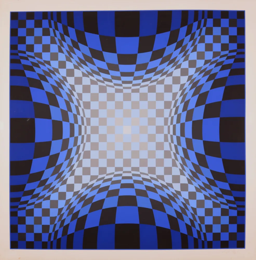 Сериграфия Vasarely - OND-LZ, 1974