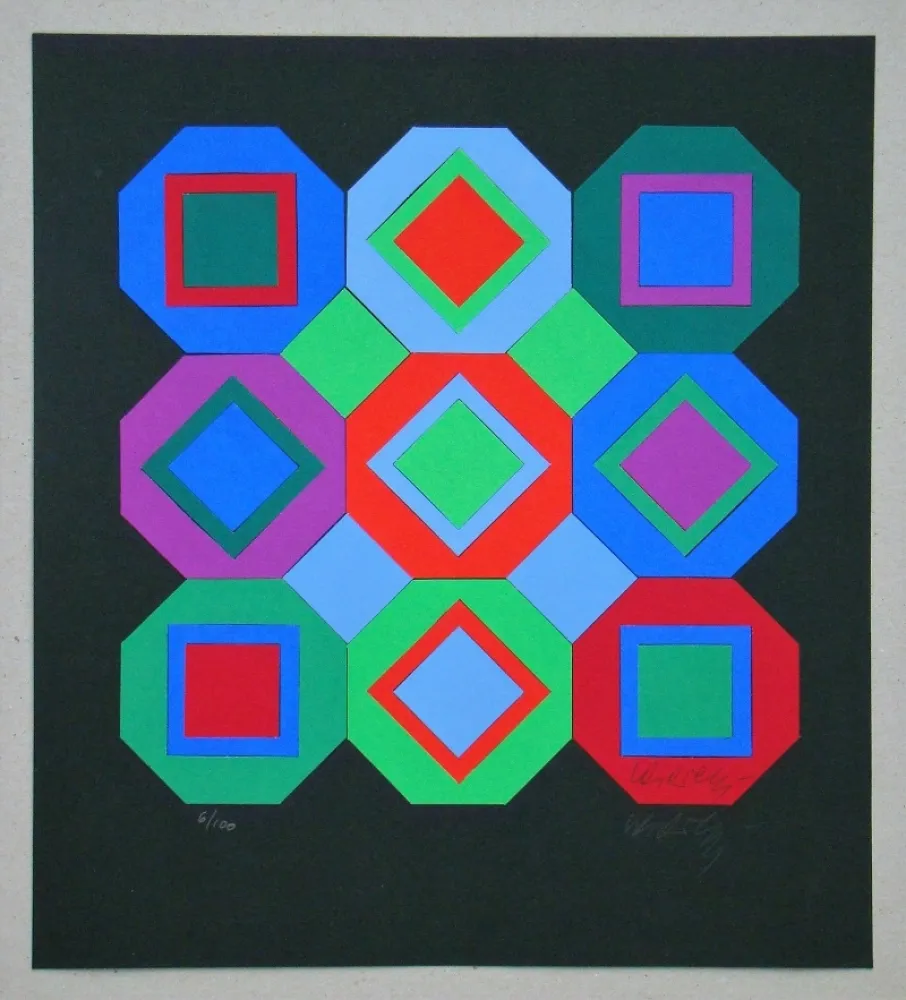 Многоэкземплярное Произведение Vasarely - OttO