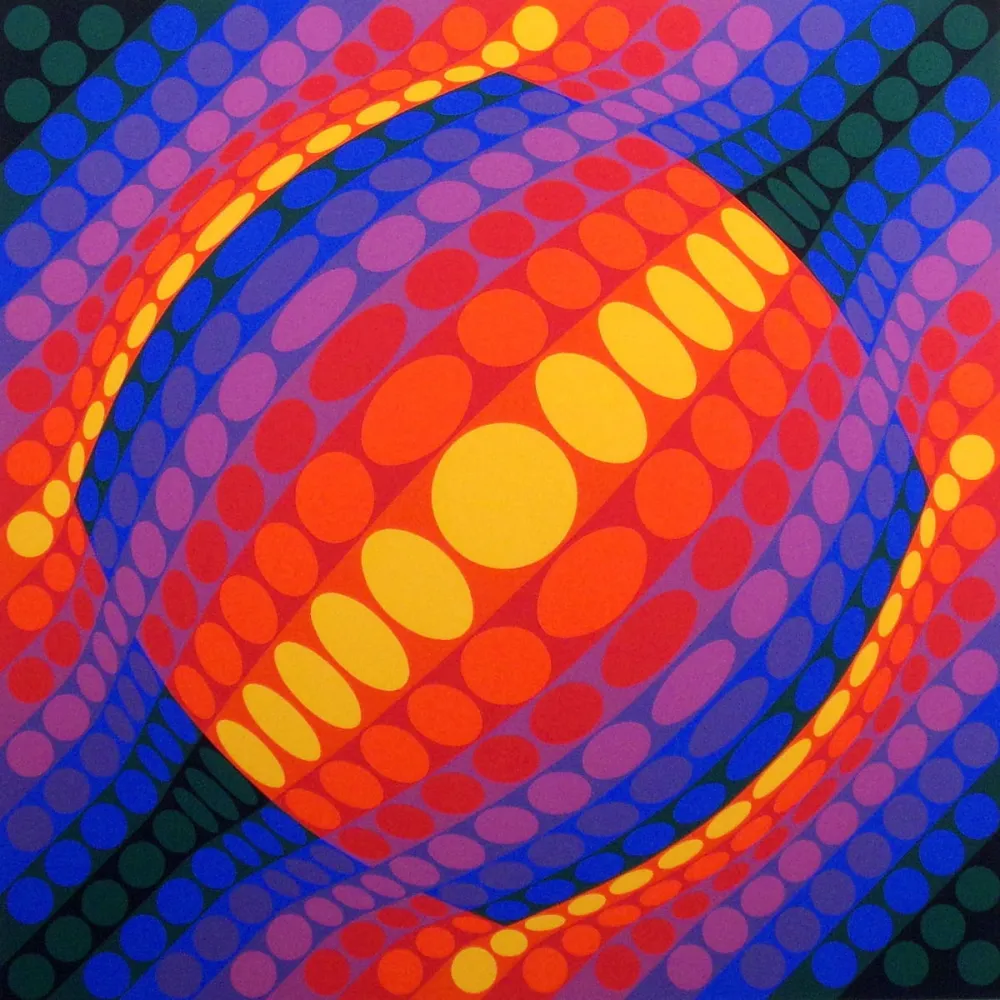 Многоэкземплярное Произведение Vasarely - Planeta