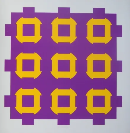 Сериграфия Vasarely - Procion C