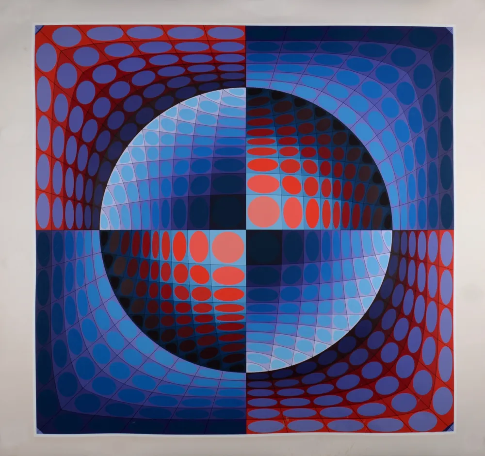 Сериграфия Vasarely - Relat, 1978