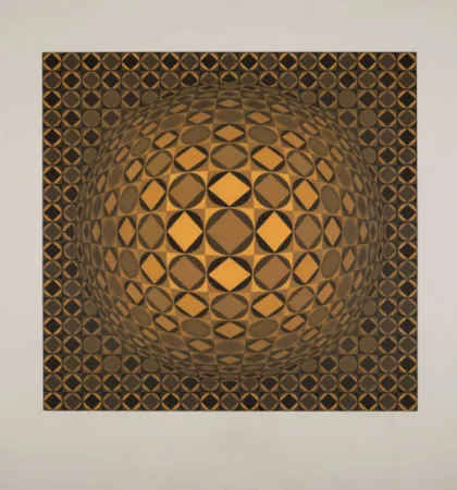 Сериграфия Vasarely - Sann (Benavides 891)