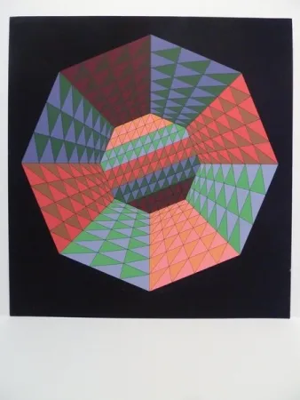 Сериграфия Vasarely - Sans titre