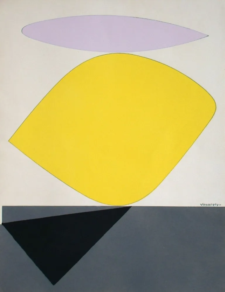 Литография Vasarely - Sauzon II.