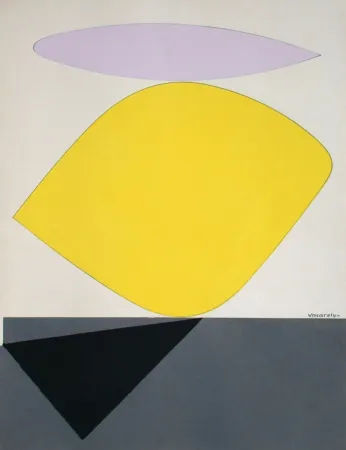 Литография Vasarely - Sauzon II.