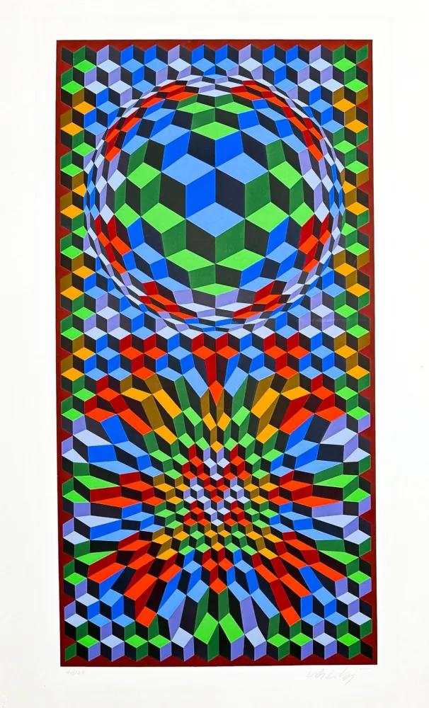 Сериграфия Vasarely - Senza titolo