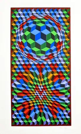 Сериграфия Vasarely - Senza titolo