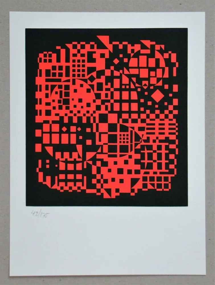 Сериграфия Vasarely - Sikkaso