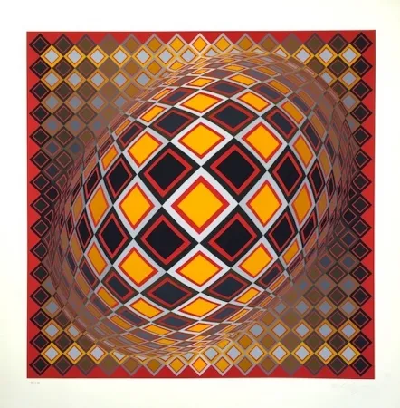 Сериграфия Vasarely - Teke