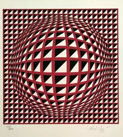Сериграфия Vasarely - Terz liten