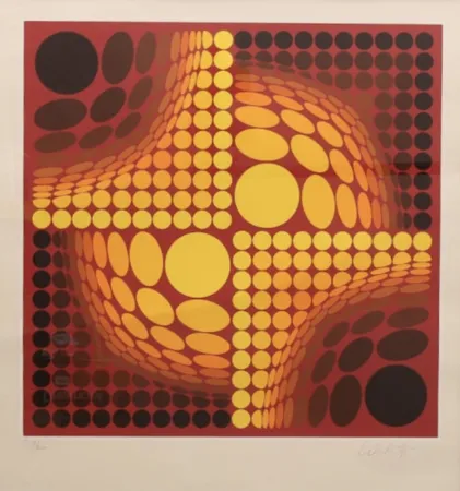 Многоэкземплярное Произведение Vasarely - Thez I