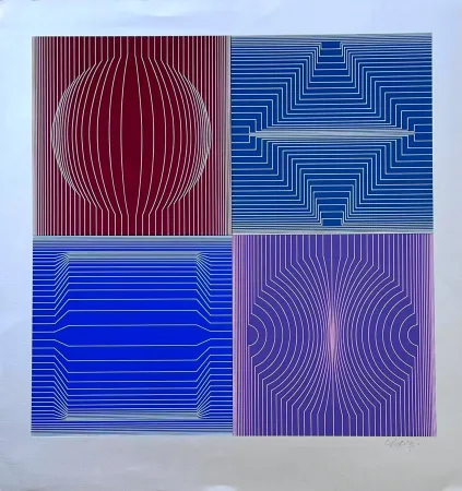 Сериграфия Vasarely - Tokyo