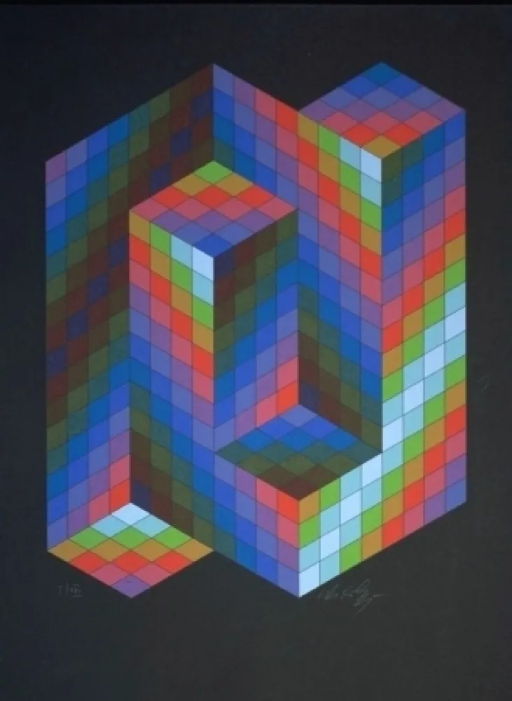 Сериграфия Vasarely - Torony-Co