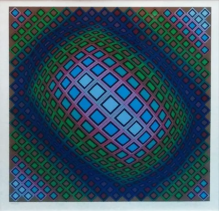 Сериграфия Vasarely - UNKNOWN TITLE
