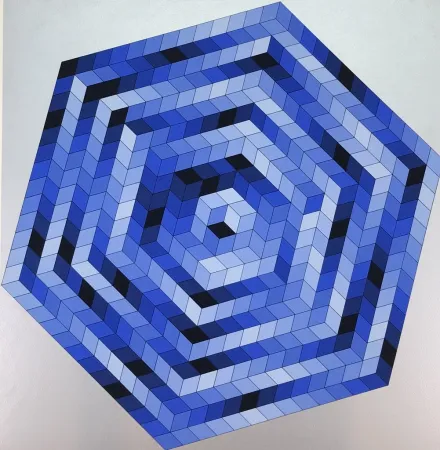 Литография Vasarely - Untitled 