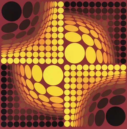 Сериграфия Vasarely - Untitled 