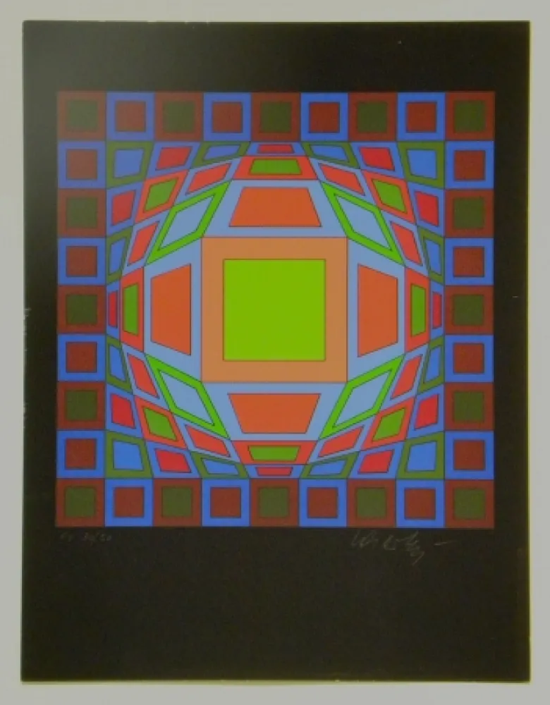 Сериграфия Vasarely - Untitled #4