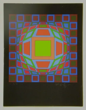 Сериграфия Vasarely - Untitled #4