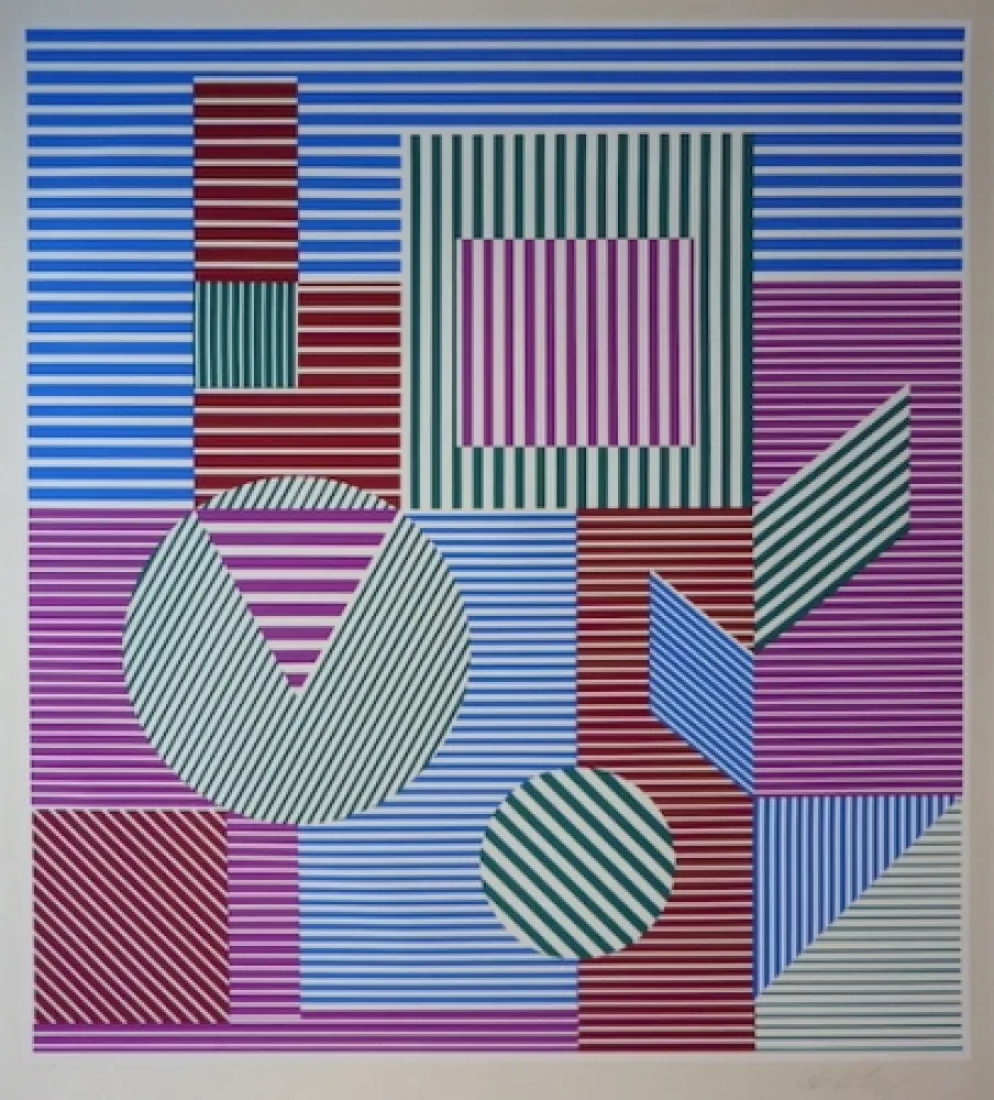 Сериграфия Vasarely - Untitled