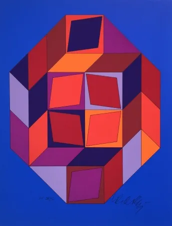 Сериграфия Vasarely - Untitled #7
