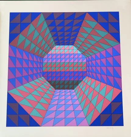 Сериграфия Vasarely - Vancouver 7