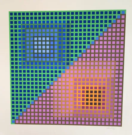 Сериграфия Vasarely - Vancouver 8