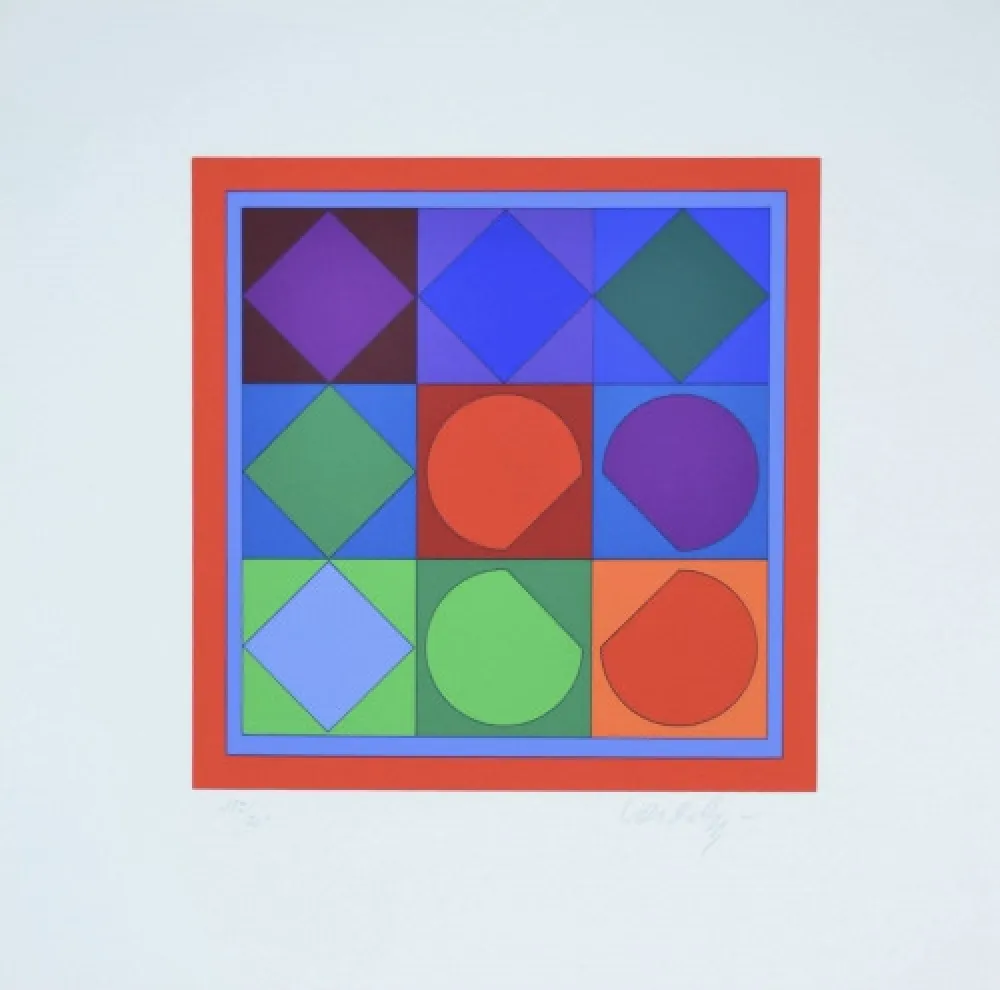Многоэкземплярное Произведение Vasarely - Vega
