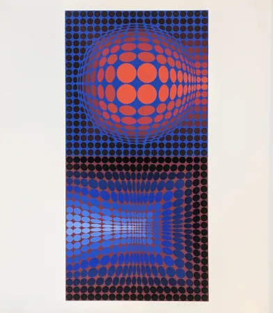 Сериграфия Vasarely - Vega Pauk 