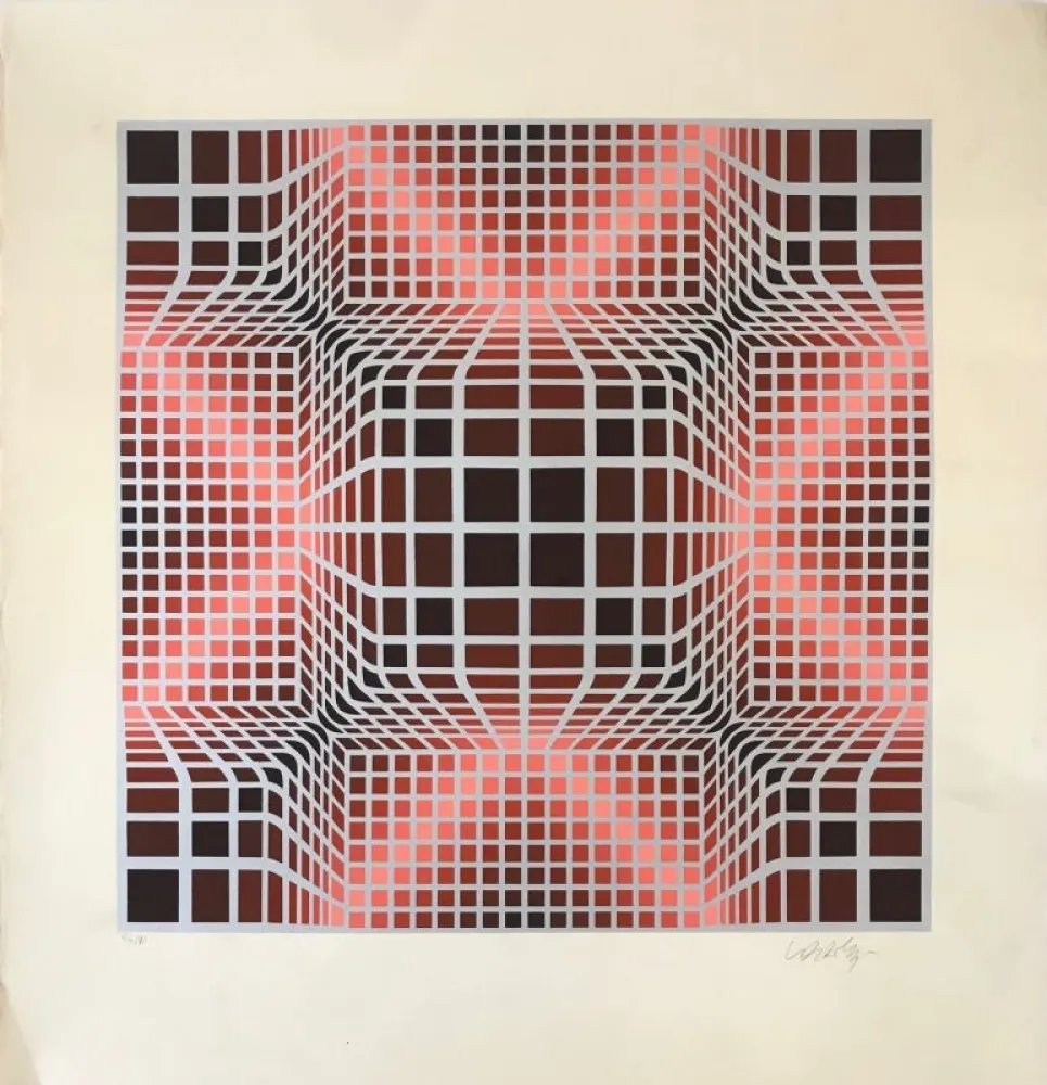 Сериграфия Vasarely - Vorosh Arg 