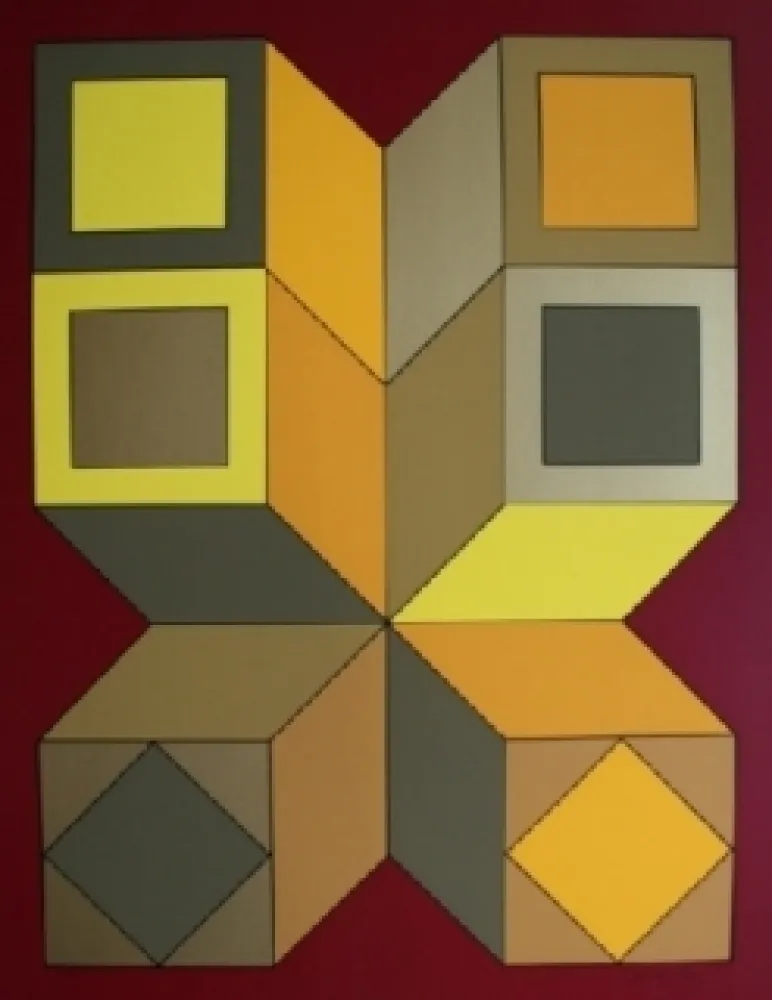 Сериграфия Vasarely - XICO 6