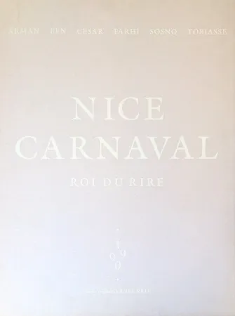 Литография Vautier - Carnaval de Nice