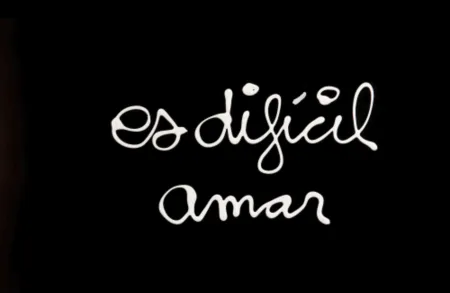 Сериграфия Vautier - Es difícil amar