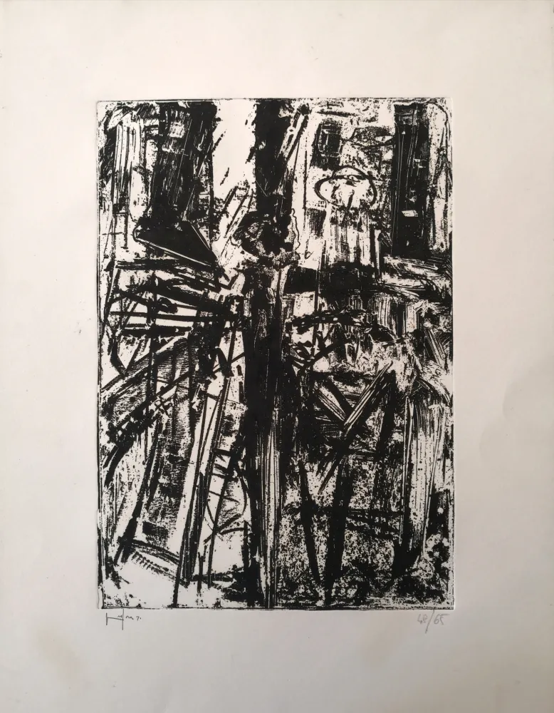 Офорт Vedova - De America II