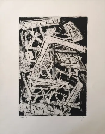 Офорт Vedova - De America V